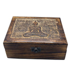 Large Mango Wood Keepsake Box 20x15x7.5cm - Buddha – view 3