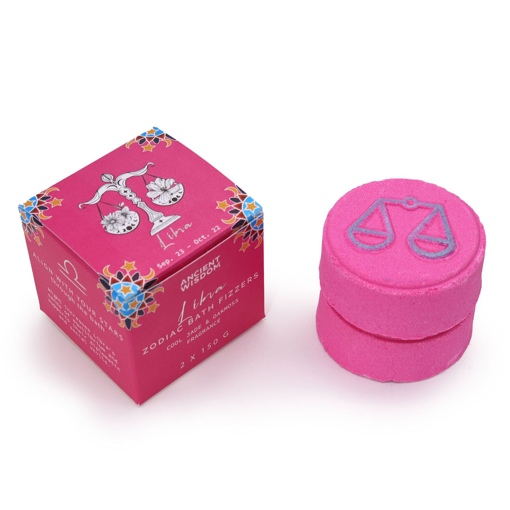 Set of Zodiac Bath Fizzers with Horoscope - Libra – view 3