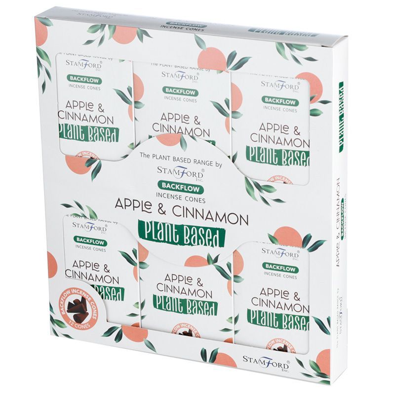 Stamford Backflow Incense Cones - Apple & Cinnamon, 12 Pack – view 2