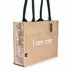 Hop Hare Jute Bag - I am Rare – view 4