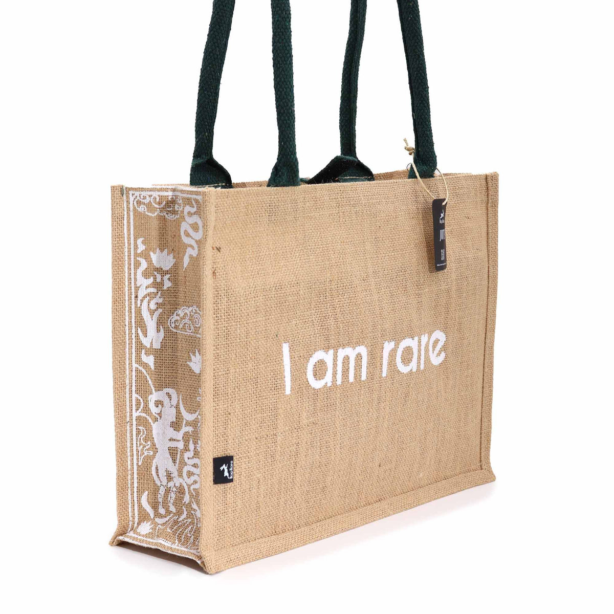 Hop Hare Jute Bag - I am Rare – view 4
