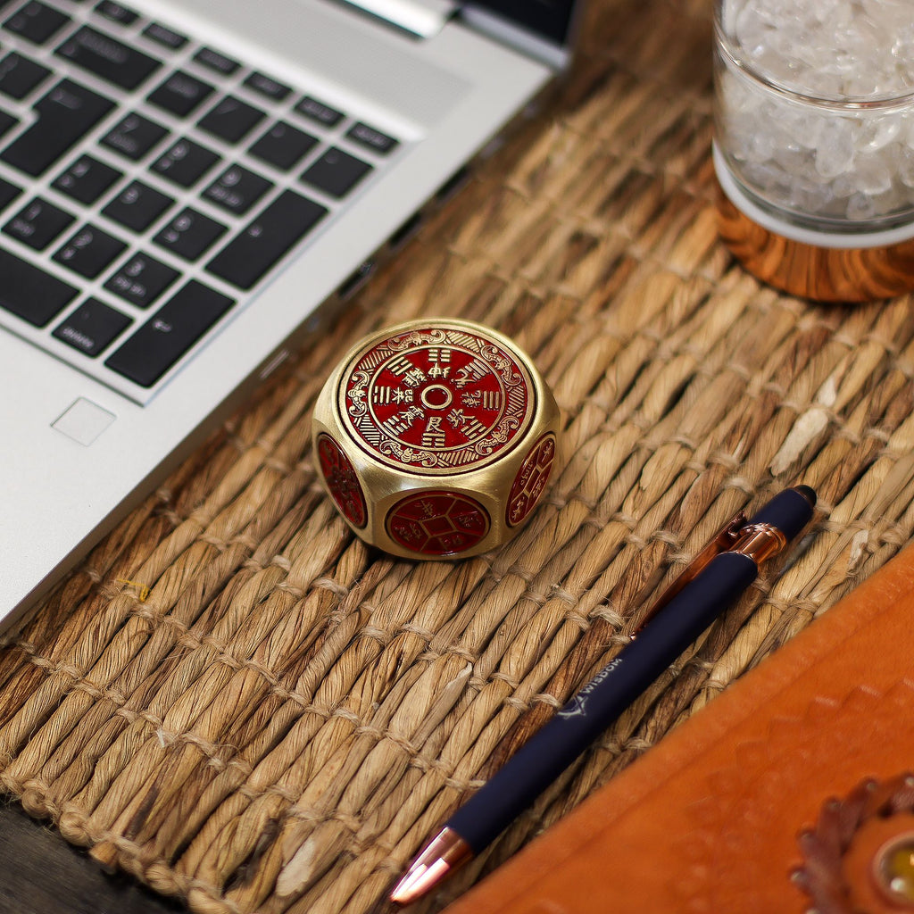 Feng Shui Coin and Calendar Spinner Dice