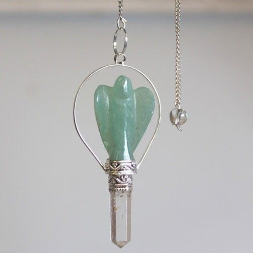 Angel Pendulum with Ring - Green Aventurine – view 2