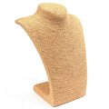 Rattan Medium Necklace Display Stand - Coffee