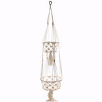 Double-Pot Macrame Plant Hanger, 100cm Long – view 4