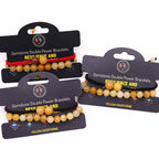 Yellow Aventurine Double Power Bracelet Set – view 4