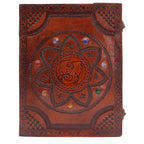 Huge Dragon Mandala Leather Book, 100 Pages – 25x34 cm – view 6