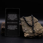 Black Lava Stone Necklace - Renewal & Rebirth – view 3
