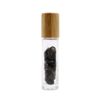 Black Tourmaline Roller Bottle with Wooden Cap, 5ml, 8.8cm – view 4