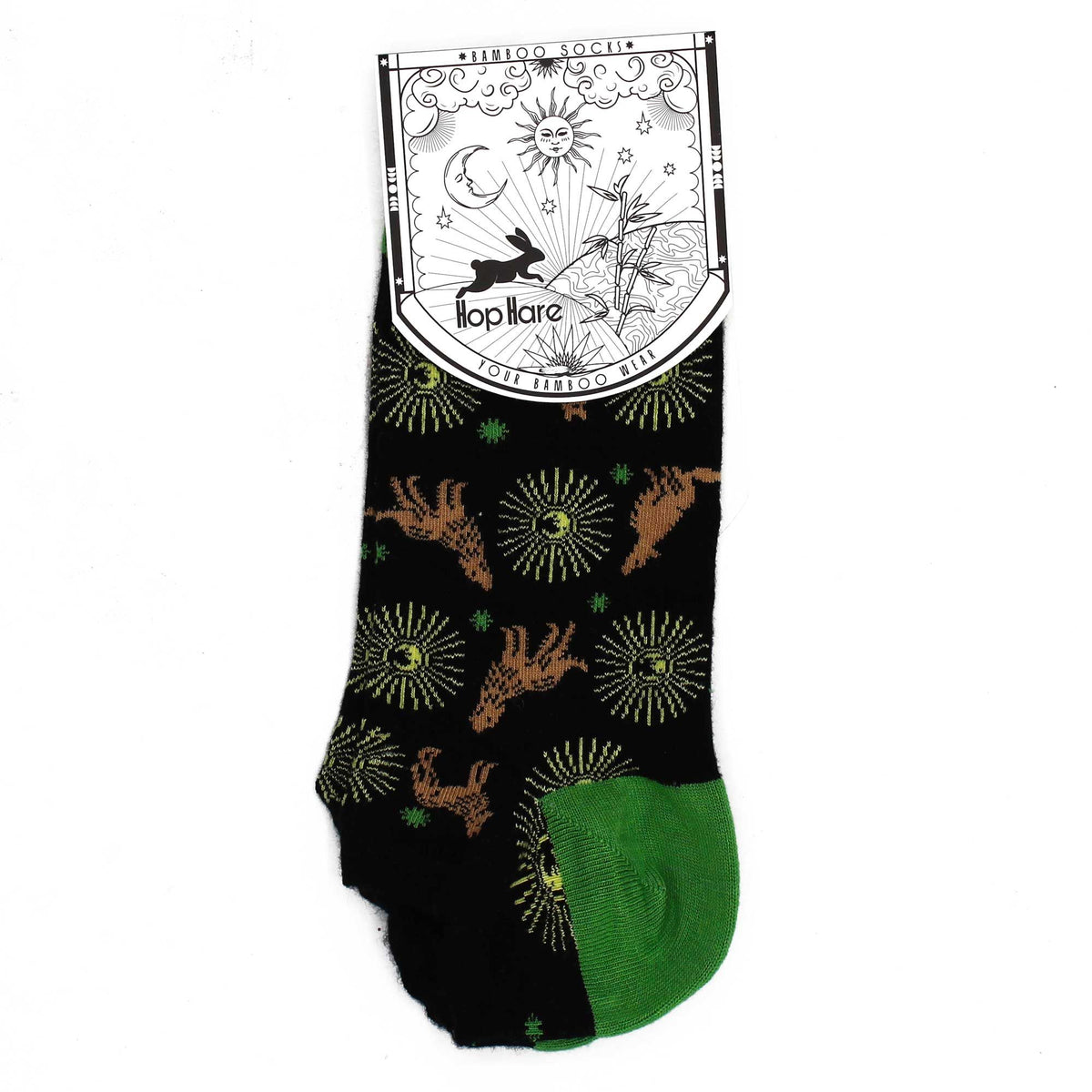 Hop Hare Bamboo Low Socks - Moonlight Wolves – view 4