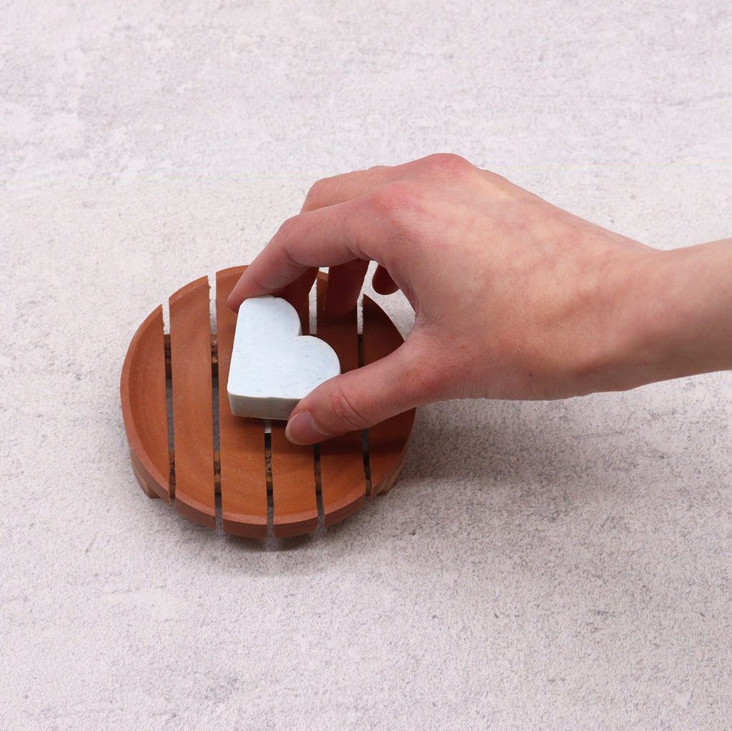 Mahogany-Style Soap Dish - Round – view 4