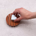 Mahogany-Style Soap Dish - Round – view 4