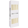 Ivory Taper Candles, Box of 10