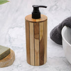 Natural Teakwood Soap Dispenser - Round – view 11