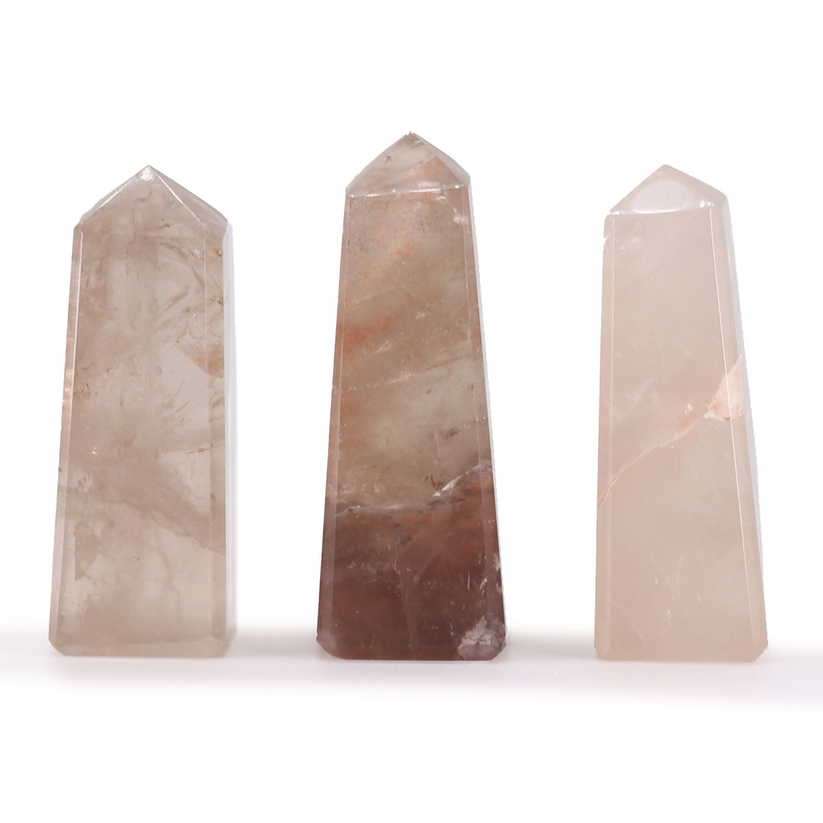 Smokey Quartz Gemstone Obelisk Point, approx 5cm