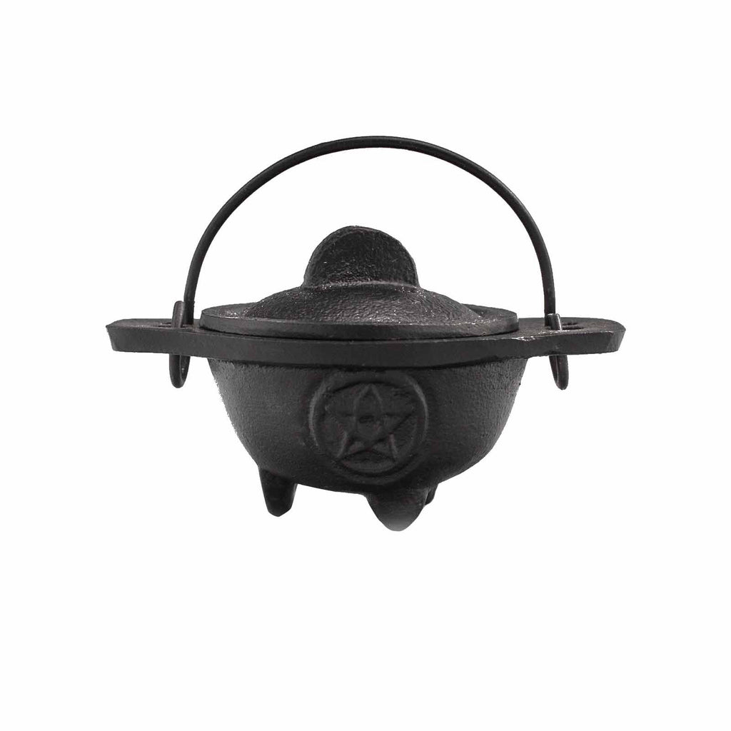 Cast Iron Cauldron with Pentagram 5x9cm – view 3