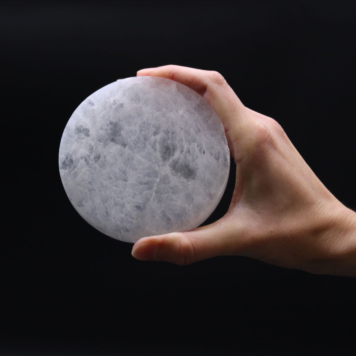 Selenite Charging Plate 10cm - Plain