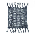 Set of 4 Seagrass Fringe Coasters - Charcoal – view 2