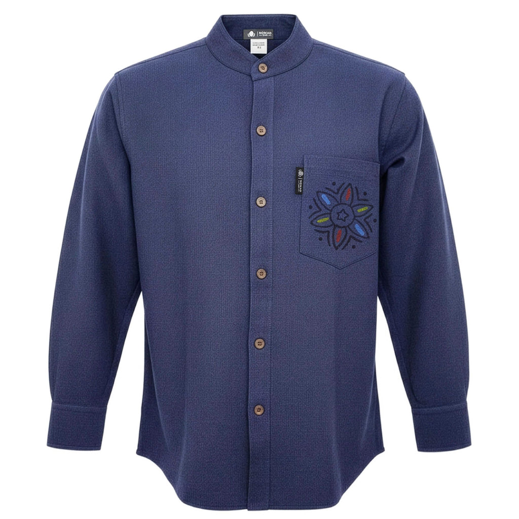 Nomad Sari Kathmandu Shirt - Indigo - XXL – view 8