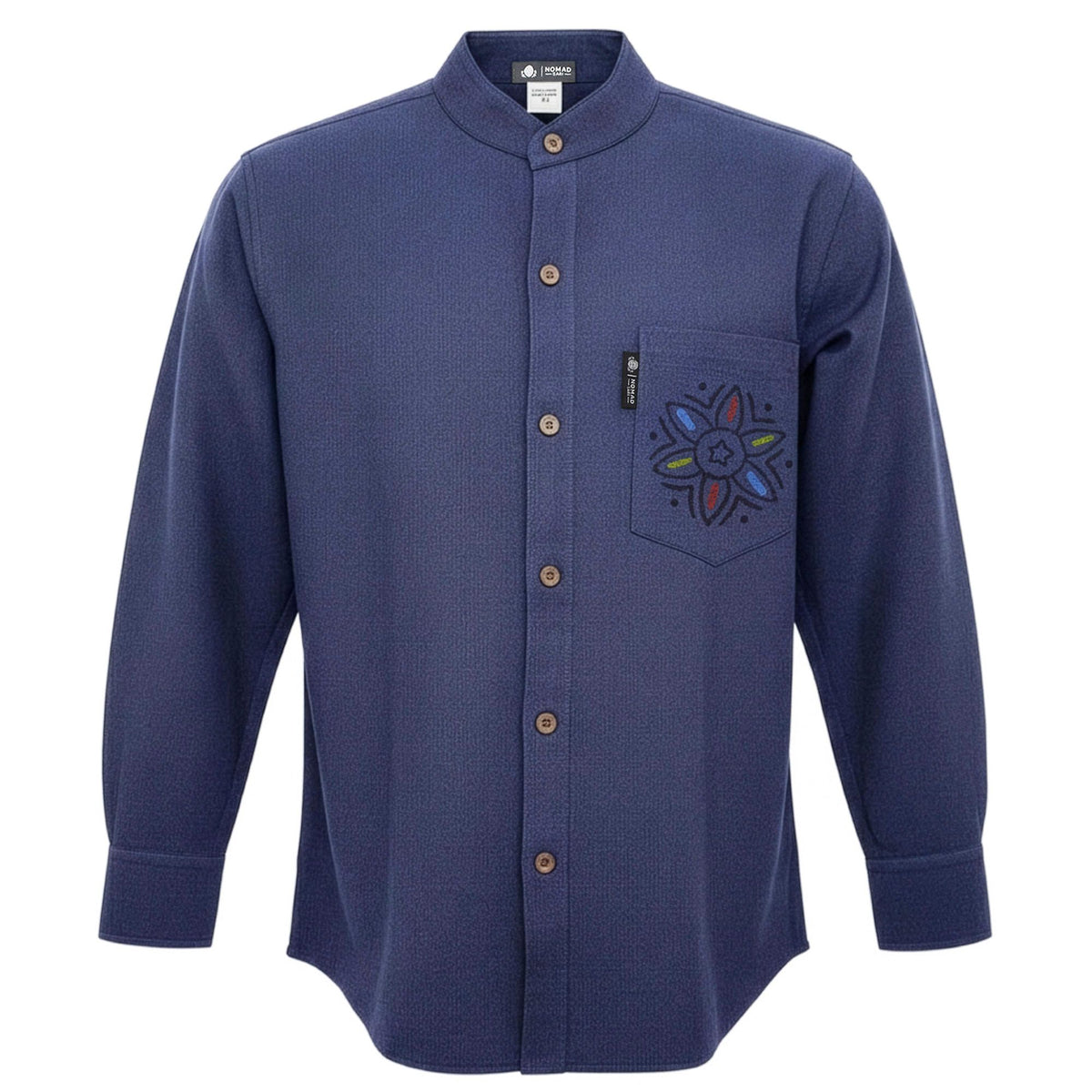 Nomad Sari Kathmandu Shirt - Indigo - XXL – view 8