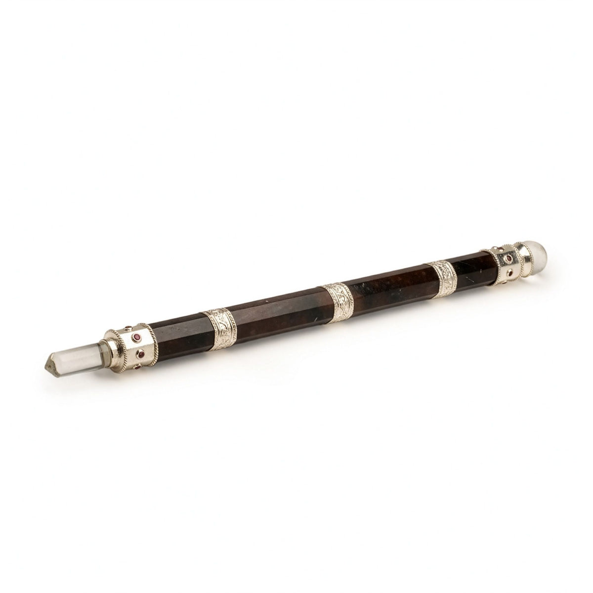 Bloodroot Sovereign Wand - Extra Long Jasper Wand with Ball Top - 26cm – view 5
