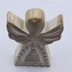 Small Mango Wood Angel - Whitewash Finish – view 3