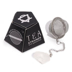 Rock Quartz Raw Crystal Tea Strainer – view 3