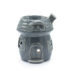 Mushroom House Ceramic Oil Burner - Grey – view 2
