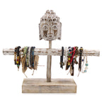 Single Branch and Buddha Jewellery Stand - Whitewash – view 3