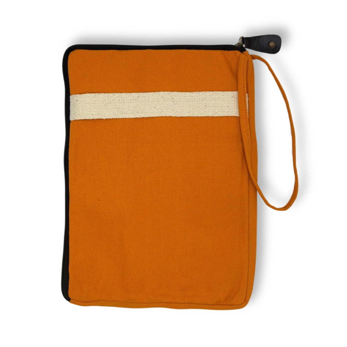 Canvas Tablet Pouch - Orange - 21x29cm – view 3