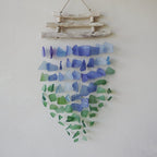 Recycled Glass Wind Chime - Three Sticks, Blue & Green – view 4