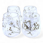 Margarita Glass Vase Candle Holder with Dried Flowers 12x11cm – view 11