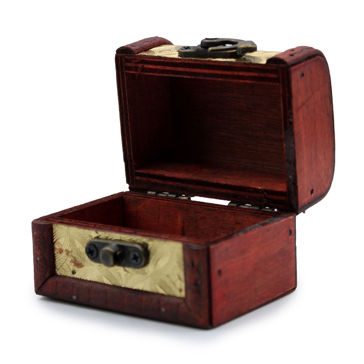 Mini Colonial Box, Gold, Vintage Style – view 3