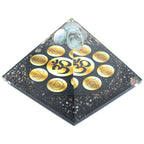 Orgonite Pyramid - Midnight Om Chakra - 90mm – view 2