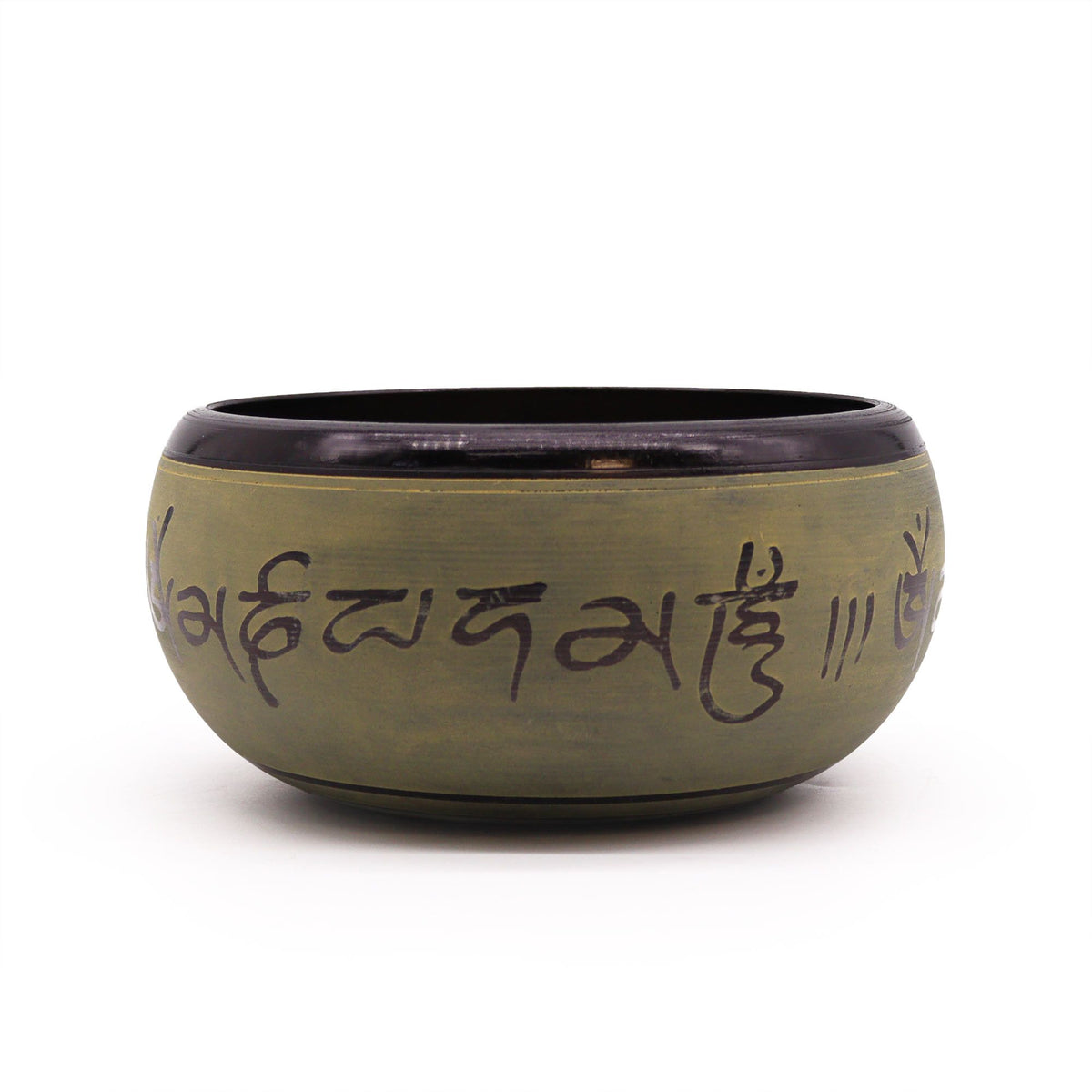 Earth Powder Singing Bowl - Mantra Five Buddha (16cm) – view 3