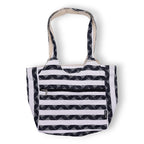 Atlas Nomad Navy Jacquard Tote Bag 35x35cm – view 4