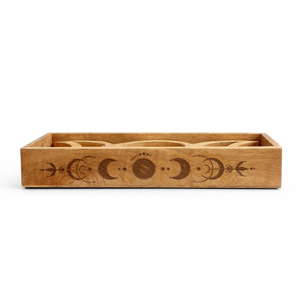 Moon Phase Tarot Tray with Card Holder – view 2