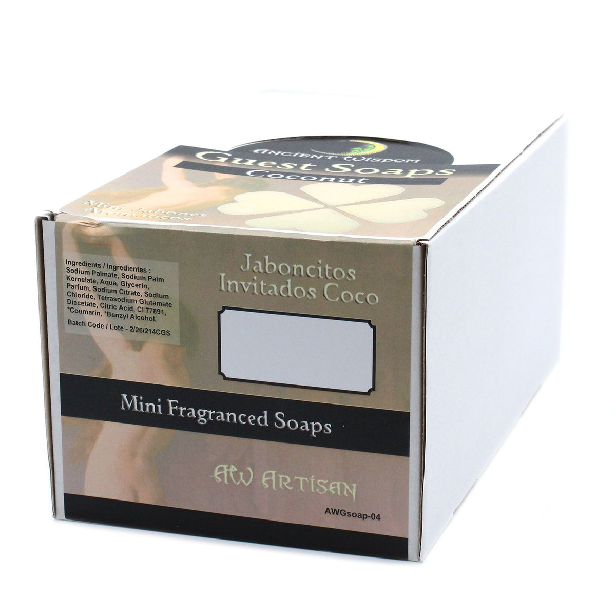 Heart Guest Soaps - Coconut - Pack of 10 – view 6