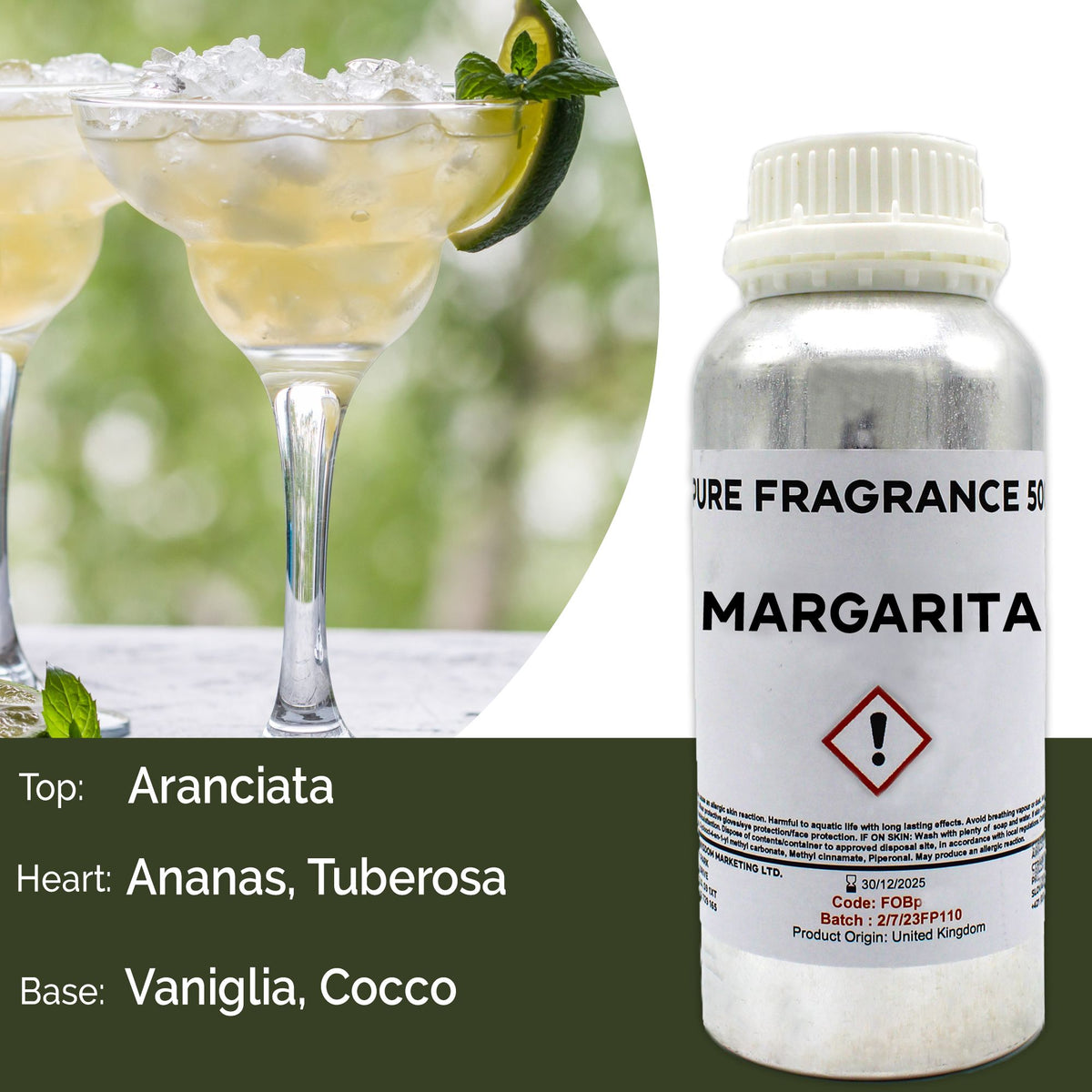Margarita Pure Fragrance Oil - 500ml – view 2