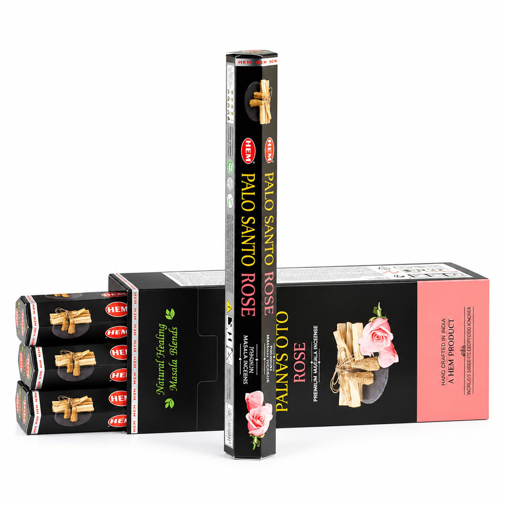 HEM Palo Santo Masala Rose Incense Sticks