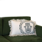 Hamsa Mandala Cushion Cover - 30x50cm - Green – view 3
