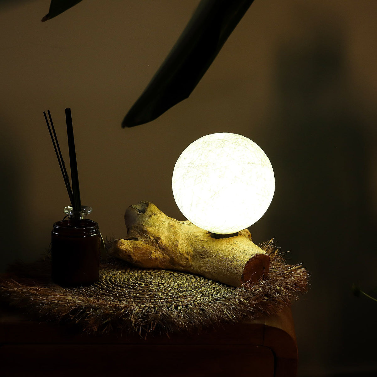 DriftGlow Lamp - Cotton Luna Ivory Shade – view 7