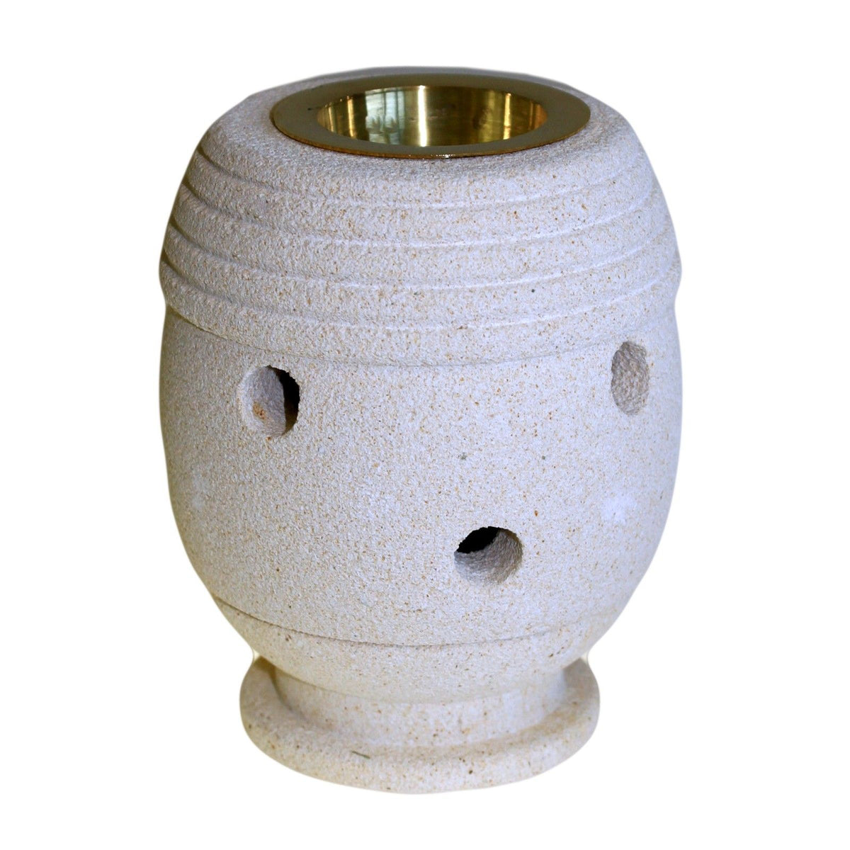 Carved Sandstone Oil Burner - Classic Style