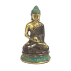 Brass Sitting Buddha Statue – Medium, Meditation Pose – view 2