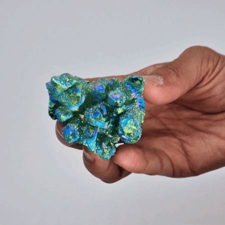 Medium Aura Green Flame Quartz Cluster, approx 5.5cm – view 2