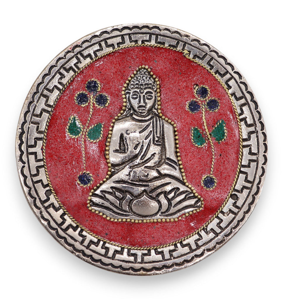 Red Buddha Incense Stick Holder 10cm