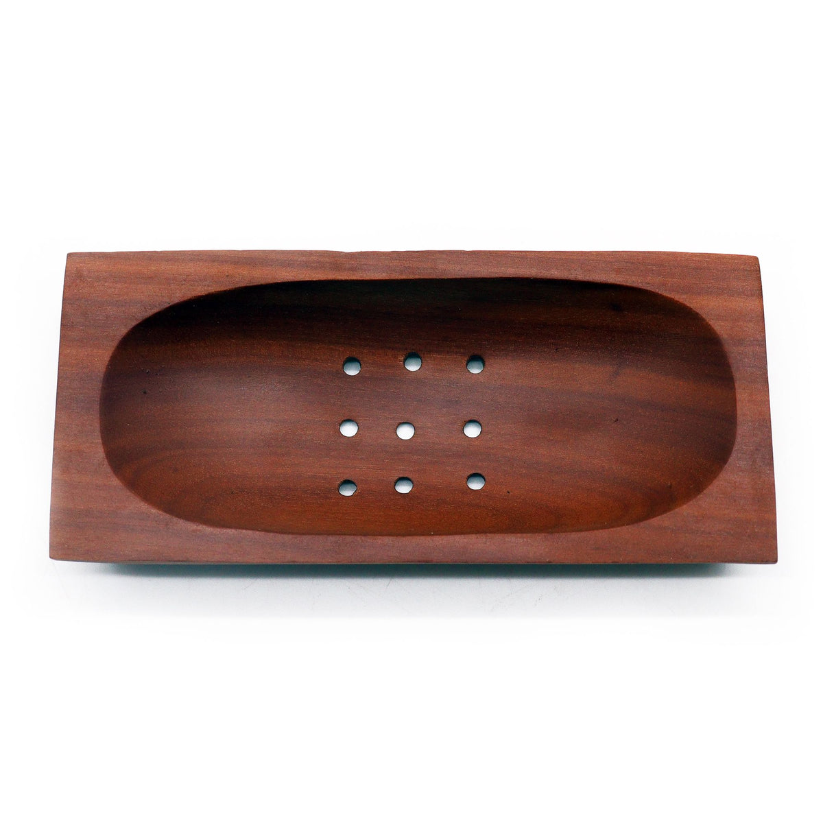 Mahogany-Style Soap Dish - Rectangle