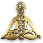 Gold Seven Chakra Incense Holder 12x12cm – view 6