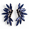 Nymph Royal Blue Fairies Vintage Glass Earrings