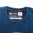 Nomad Sari Stonewashed T-Shirt - Stay Wild Moon Child - Blue - Medium
